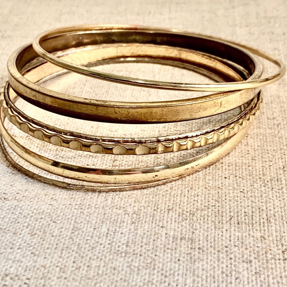 Vintage 1970’s Bangle Bracelet Set